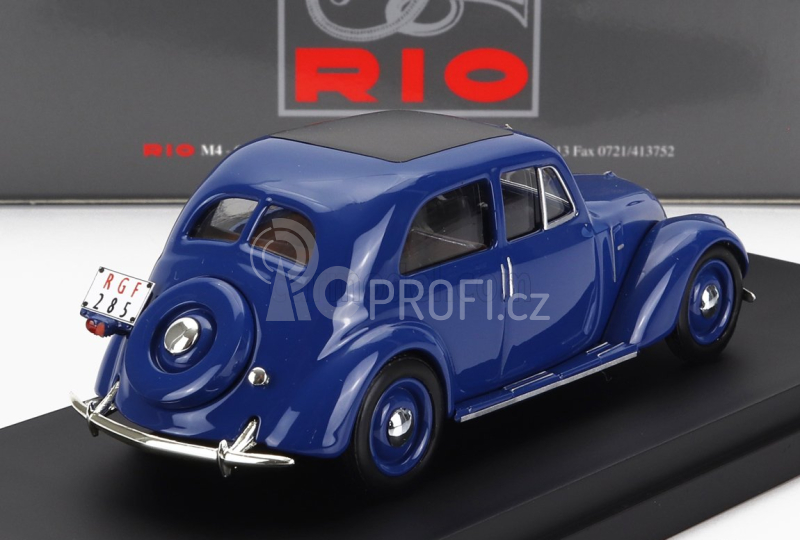 Rio-models Fiat 1500 Guardia Di Finanza 1939 1:43 Blue