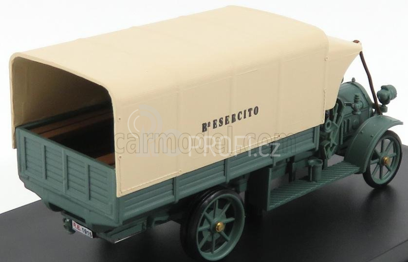 Rio-models Fiat 18bl Truck Esercito Italiano 1918 1:43 Zelený Krém