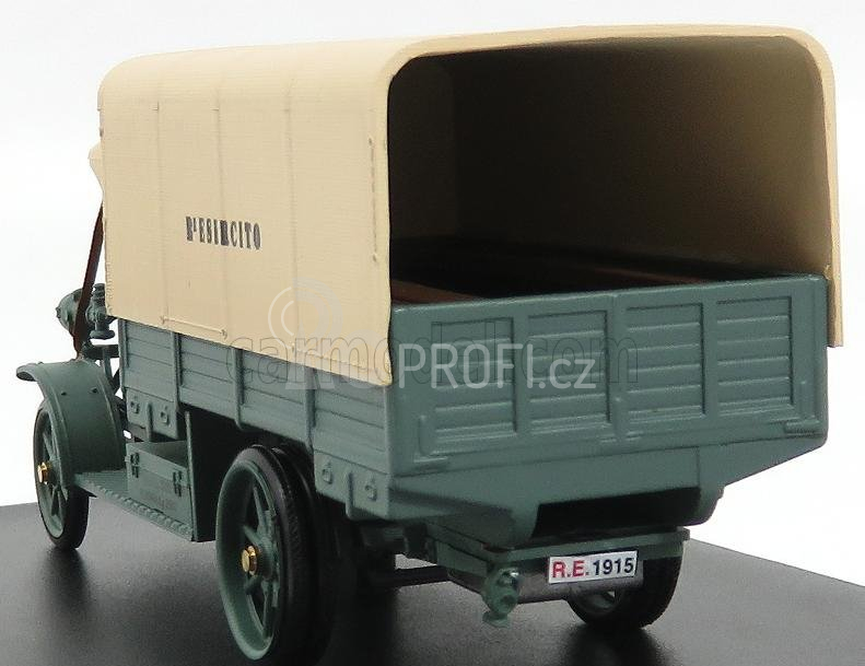 Rio-models Fiat 18bl Truck Esercito Italiano 1918 1:43 Zelený Krém