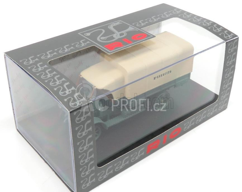 Rio-models Fiat 18bl Truck Esercito Italiano 1918 1:43 Zelený Krém