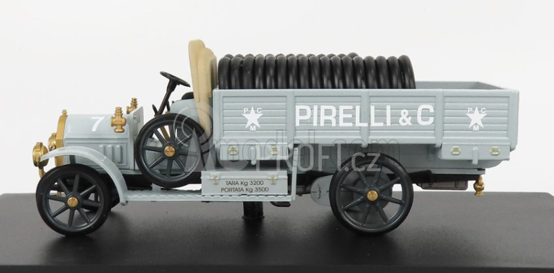 Rio-models Fiat 18bl Truck Pirelli & C. 1917 1:43 Světle Modrá