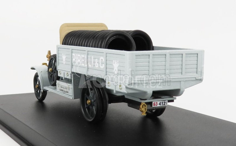 Rio-models Fiat 18bl Truck Pirelli & C. 1917 1:43 Světle Modrá
