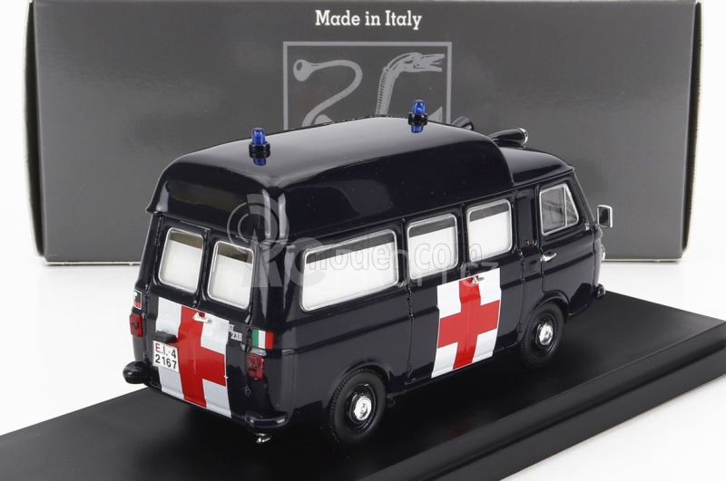 Rio-models Fiat 238 Ambulanza Carabinieri 1970 1:43 Tmavě Modrá