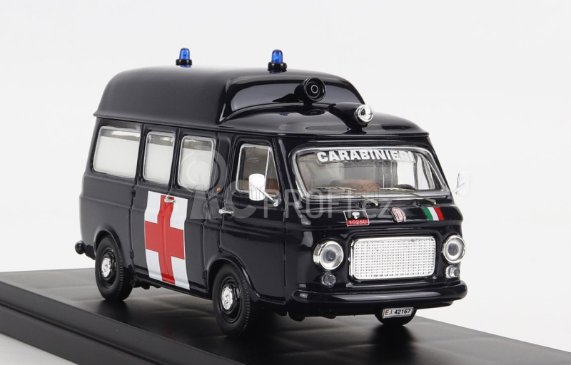 Rio-models Fiat 238 Ambulanza Carabinieri 1970 1:43 Tmavě Modrá