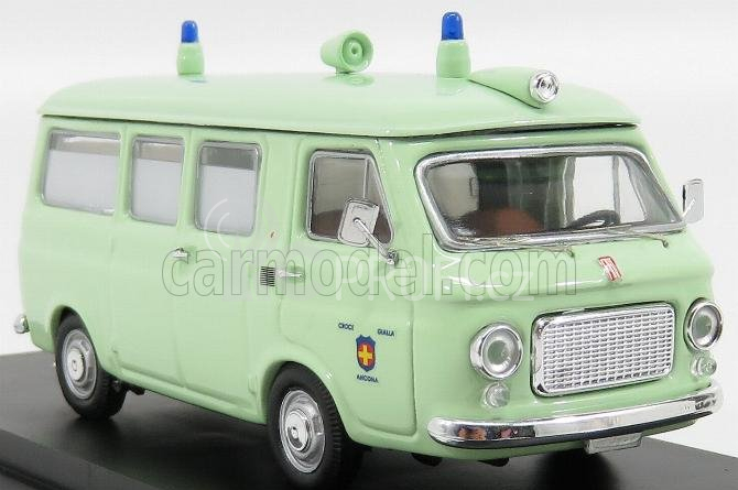 Rio-models Fiat 238 Ambulanza Croce Gialla Ancona 1970 1:43 Světle Zelená
