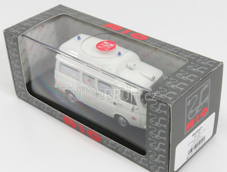 Rio-models Fiat 238 Ambulanza Croce Rossa Italiana 1970 1:43 Bílá
