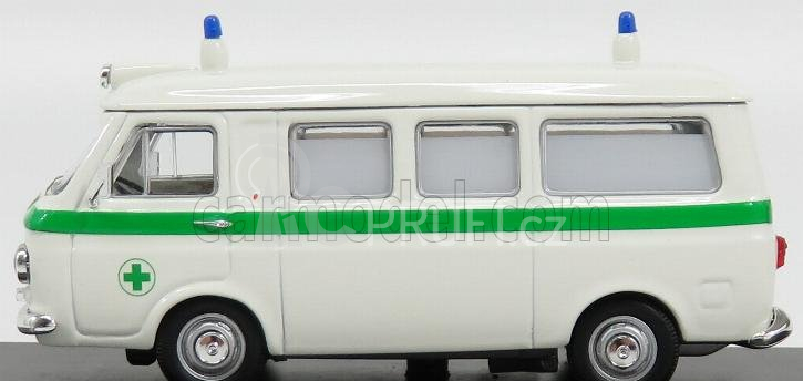 Rio-models Fiat 238 Ambulanza Croce Verde Lugano - Svizzera 1:43 Bílá Zelená