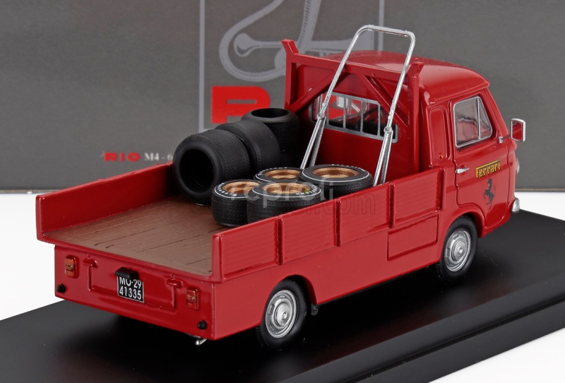 Rio-models Fiat 238 Truck Assistenza F1 Scuderia Ferrari 1970 1:43 Red