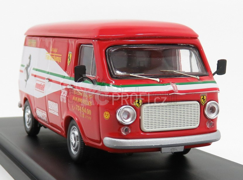 Rio-models Fiat 238 Van Assistance Ferrari Francorchamps 1972 1:43 Červená Bílá