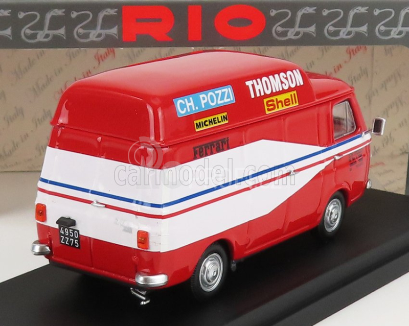 Rio-models Fiat 238 Van Assistenza Corse Ferrari Ch Pozzi 24h Le Mans 1978 1:43 Červená Bílá