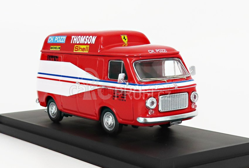 Rio-models Fiat 238 Van Assistenza Corse Ferrari Ch Pozzi 24h Le Mans 1978 1:43 Červená Bílá