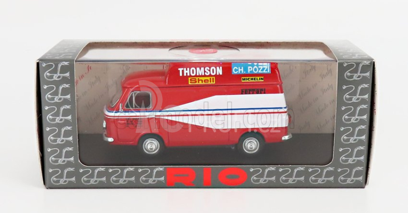 Rio-models Fiat 238 Van Assistenza Corse Ferrari Ch Pozzi 24h Le Mans 1978 1:43 Červená Bílá