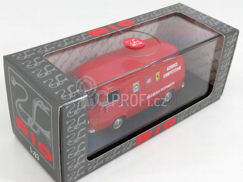 Rio-models Fiat 238 Van Assistenza Corse Scuderie Filipinetti 1970 1:43 Red