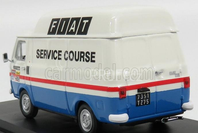 Rio-models Fiat 238 Van Assistenza France Fiat Service Course 1971 1:43 Bílá Modrá