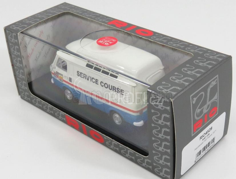 Rio-models Fiat 238 Van Assistenza France Fiat Service Course 1971 1:43 Bílá Modrá