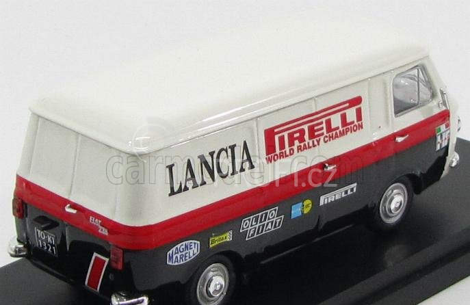 Rio-models Fiat 238 Van Assistenza Lancia Wrc 1970 1:43 Bílá Černá Červená