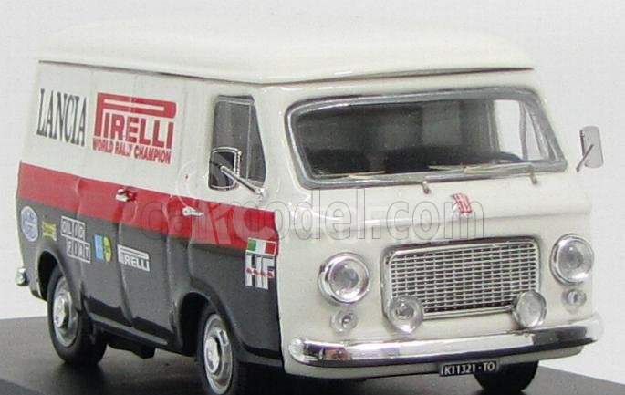 Rio-models Fiat 238 Van Assistenza Lancia Wrc 1970 1:43 Bílá Černá Červená