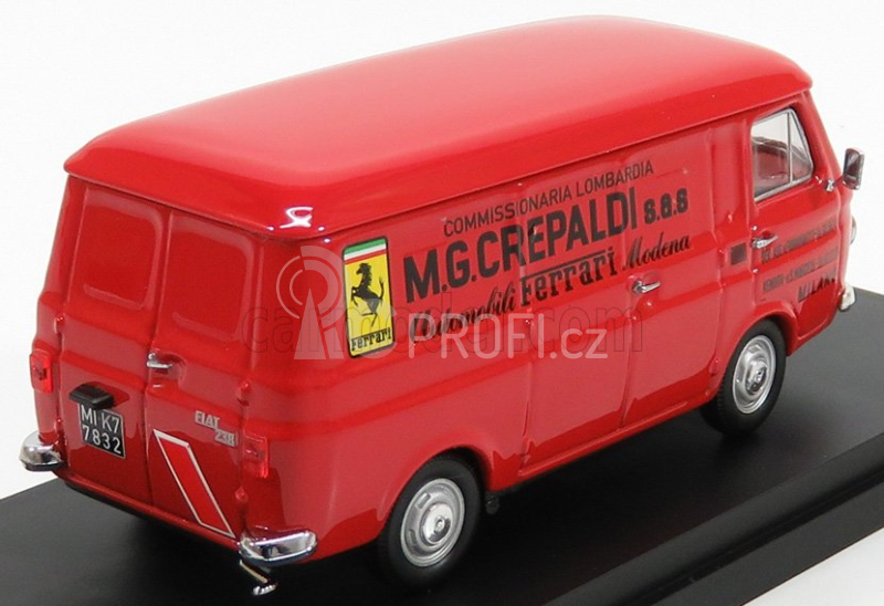 Rio-models Fiat 238 Van Commissionaria Lombardia M.g. Crepaldi Automodelli Ferrari Modena 1976 1:43 Red