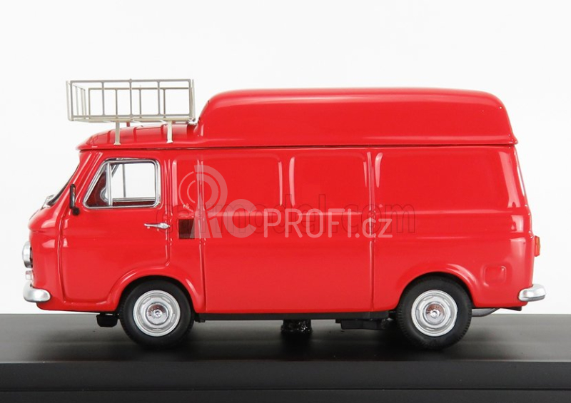 Rio-models Fiat 238 Van Tetto Alto Con Portapacchi 1965 - High Roof With Rack 1:43 Red