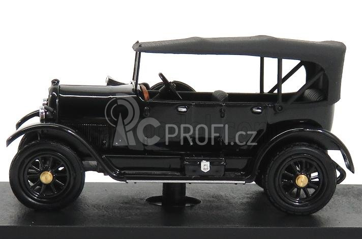 Rio-models Fiat 501 Cabriolet Closed La Saetta Del Re 1919 1:43 Black