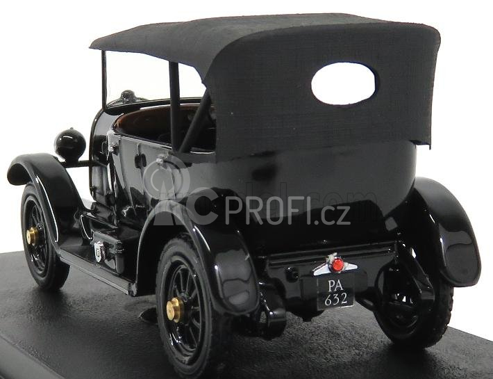 Rio-models Fiat 501 Cabriolet Closed La Saetta Del Re 1919 1:43 Black