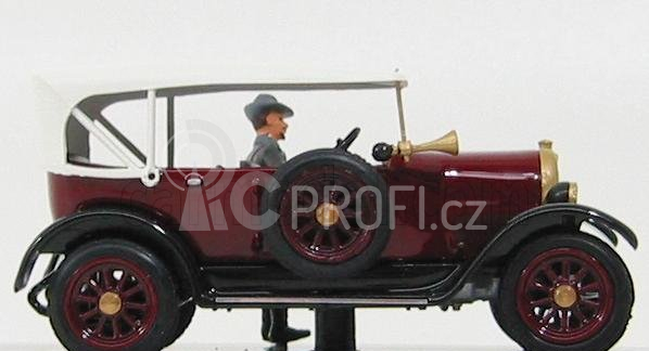 Rio-models Fiat 501 Fiume 1919 + Figures Gabriele D'annunzio 1:43 Bordeaux White