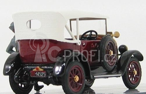 Rio-models Fiat 501 Fiume 1919 + Figures Gabriele D'annunzio 1:43 Bordeaux White