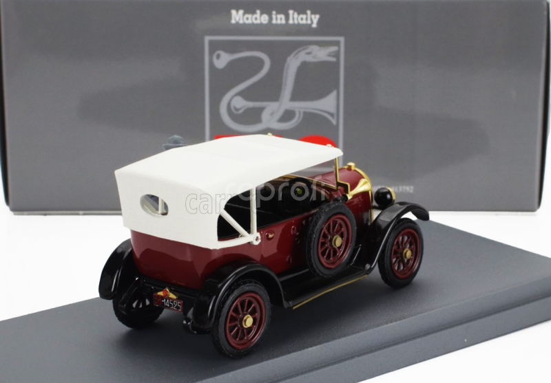 Rio-models Fiat 501 Fiume 1919 With Gabriele D'annunzio Figure 1:43 Červená Černá