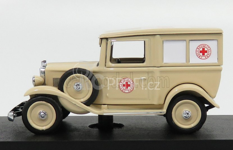 Rio-models Fiat 508 Balilla Ambulanza Military Africa 1935 1:43 Cream