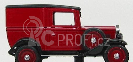 Rio-models Fiat 508 Balilla Van 1935 1:43 Červená Černá