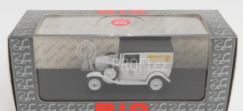 Rio-models Fiat 508 Balilla Van Fiat Lubrificanti 1935 1:43 Šedá Černá