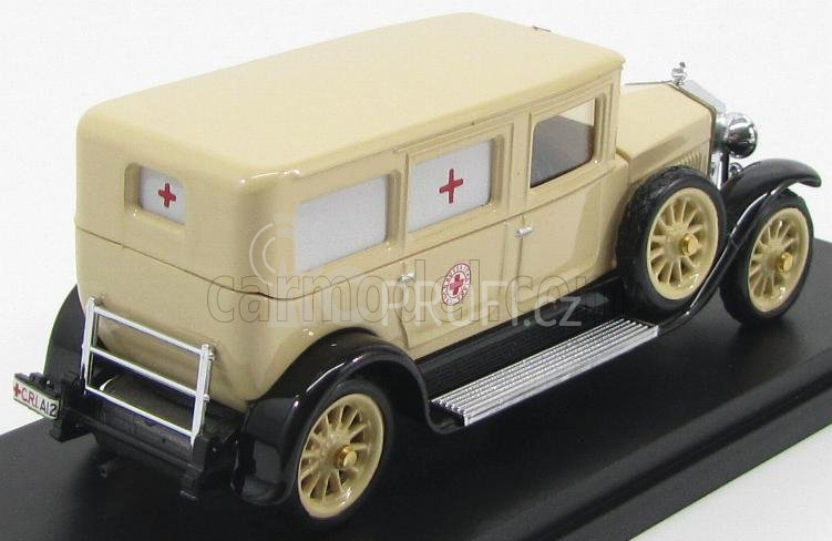 Rio-models Fiat 519s 4-door Ambulanza Croce Rossa Italiana 1930 1:43 Ivory