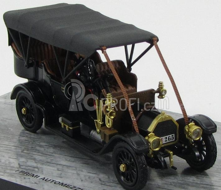 Rio-models Fiat 60cv 200th Anniversary Carabinieri With 2 Figures 1905 1:43 Black