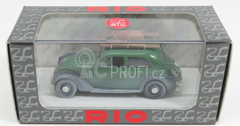 Rio-models Fiat 6c 1500 With Ski 1936 - Con Sci 1:43 Zelená Černá