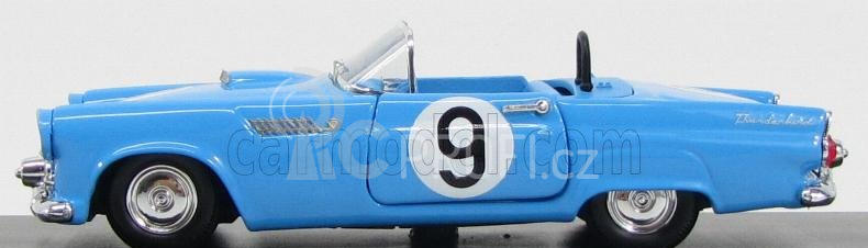 Rio-models Ford usa Thunderbird Cabriolet N 9 Sebring 1955 Scher - Davis 1:43 Světle Modrá