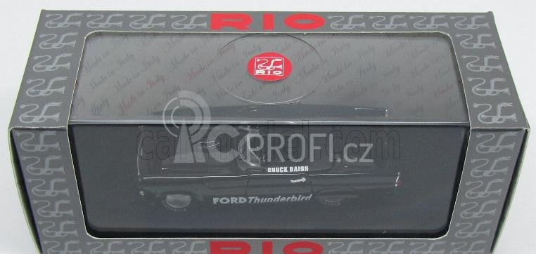 Rio-models Ford usa Thunderbird Daytona Beach 1957 C.daigh 1:43 Black