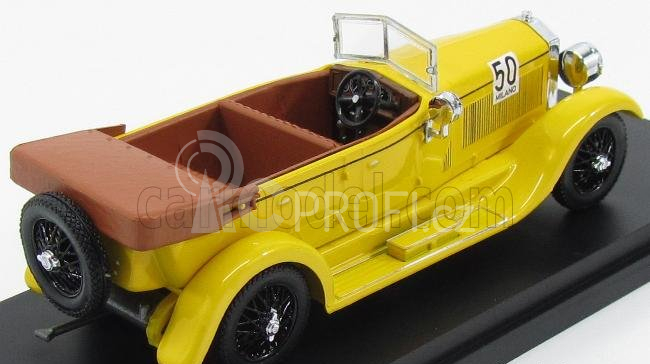 Rio-models Isotta fraschini 8a Spider N 50 Winner Rally Milano - Sanremo 1933 Rosalinda Bianchi Anderloni 1:43 Žlutá