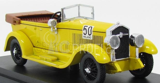 Rio-models Isotta fraschini 8a Spider N 50 Winner Rally Milano - Sanremo 1933 Rosalinda Bianchi Anderloni 1:43 Žlutá
