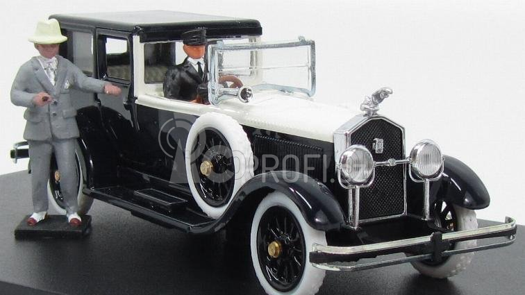 Rio-models Isotta fraschini 8a Torpedo By Fleetwood - Rodolfo Valentino Personal Car - With Figures 1925 1:43 Black Ivory