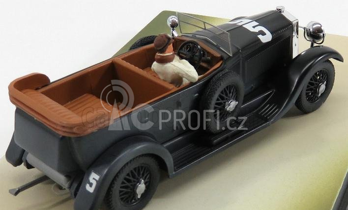 Rio-models Isotta fraschini Torpedo 8a Cabriolet N 5 Mille Miglia 1927 Maggi - Maserati - With Figure - 90th Anniversary Mille Miglia 1:43 Black