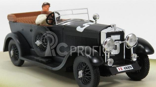 Rio-models Isotta fraschini Torpedo 8a Cabriolet N 5 Mille Miglia 1927 Maggi - Maserati - With Figure - 90th Anniversary Mille Miglia 1:43 Black