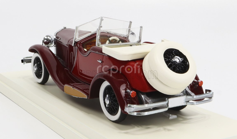 Rio-models Isotta fraschini Torpedo Cabriolet Castagna 1930 1:43 Bordeaux Beige