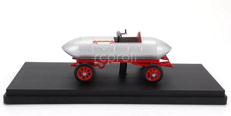 Rio-models Jamais content Jenatzy 1st Electric Car 1899 - Speed Record 105 Km/h 1:43 Šedá Červená
