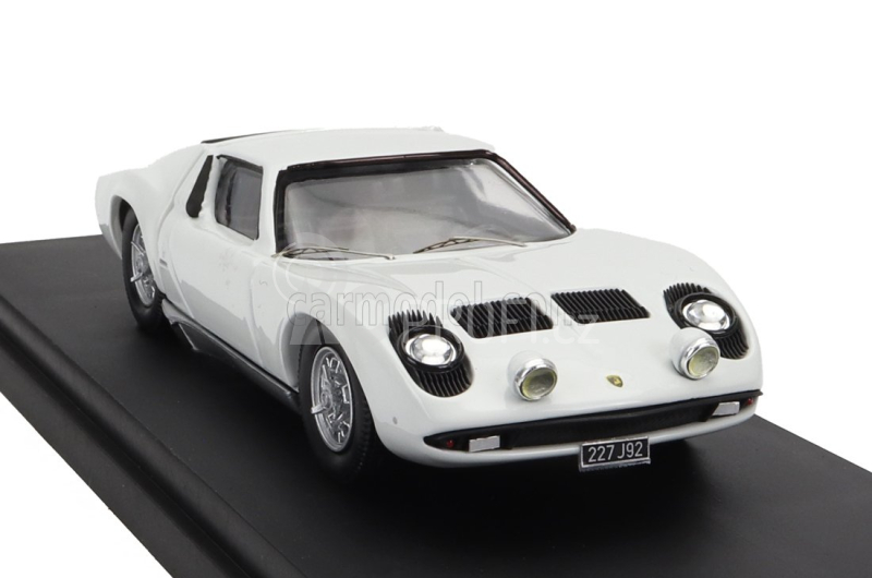Rio-models Lamborghini Miura P400 1967 - Personal Car Johnny Hallyday 1:43 Bílá