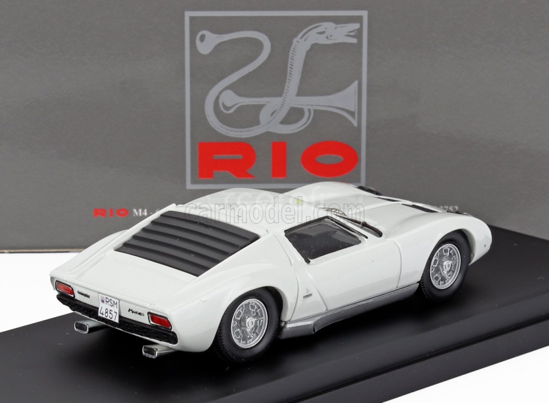 Rio-models Lamborghini Miura P400 1967 - Personal Car Little Tony 1:43 Bílá
