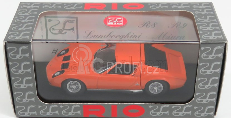 Rio-models Lamborghini Miura P400 Bertone 1966 1:43 Orange