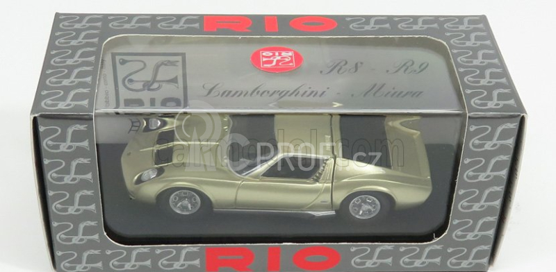Rio-models Lamborghini Miura P400s 1969 1:43 Gold