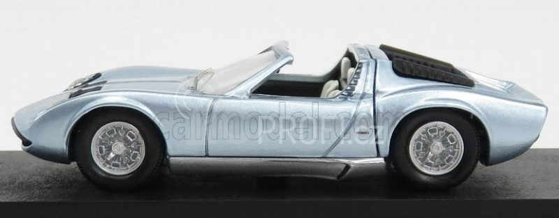 Rio-models Lamborghini Miura Roadster Bertone Single Sample Bruxels Motor Show 1968 1:43 Blue