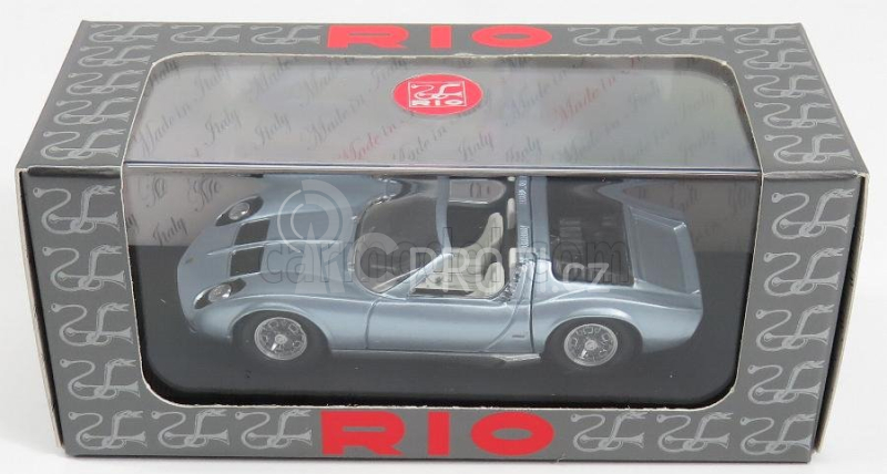 Rio-models Lamborghini Miura Roadster Bertone Single Sample Bruxels Motor Show 1968 1:43 Blue