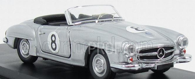 Rio-models Mercedes benz 190sl Spider N 8 Winner Macau Gp 1956 D.steane 1:43 Silver